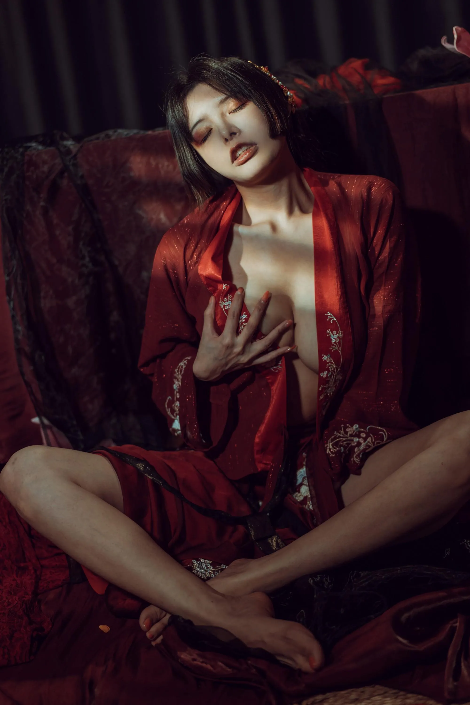 秋和柯基 – NO.035 昏红帐 [52P]插图3